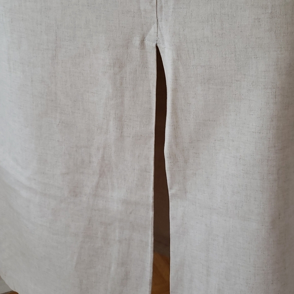 CLEO linen blend fully lined skirt set - Picture 3 of 11